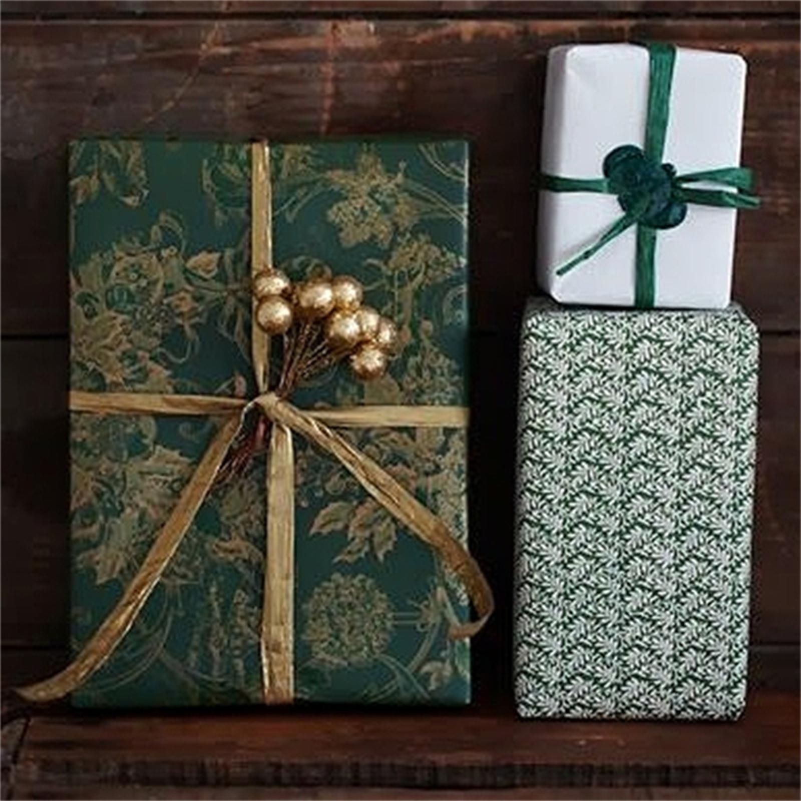 Papercraft Supply Ribbon - ริบบิ้นกระดาษราฟเฟีย DIY สำหรับงานฝีมือ ริบบิ้นตกแต่งสำหรับงานทอมือ ใช้สำหรับห่อของขวัญ