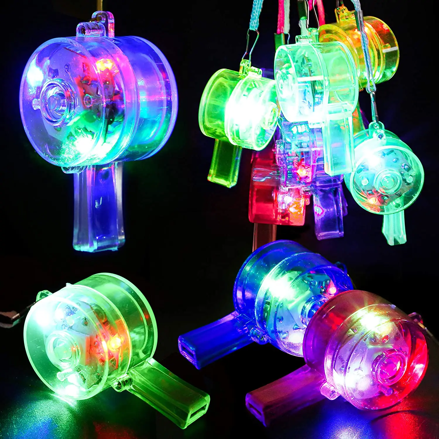 Wedding Supply In Bulk - นกหวีดเรืองแสง LED ของเล่นปาร์ตี้ ของชำร่วยงานปาร์ตี้ เรืองแสงในที่มืด สำหรับงานแต่งงาน