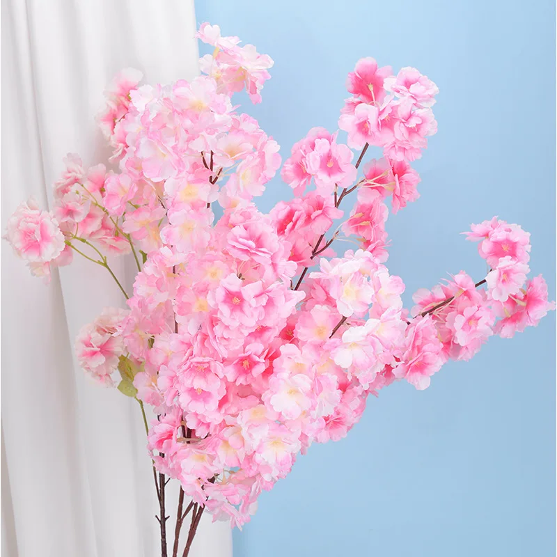 Wedding Arch Flower - 100ซม.ประดิษฐ์ Cherry Blossom สาขาของตกแต่งงานแต่งงาน Arch ตกแต่งเข้ารหัส
