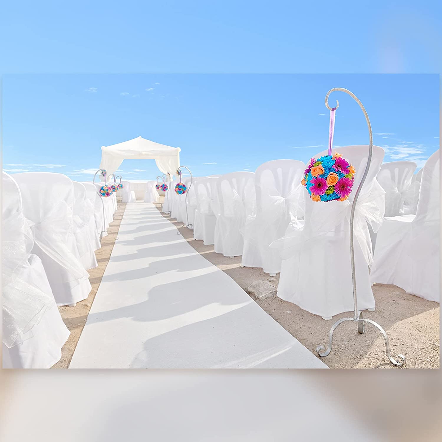 พรมสีขาวสำหรับงานแต่งงานพรมกัน - Aisle Runner White บทวิจารณ์และราคา