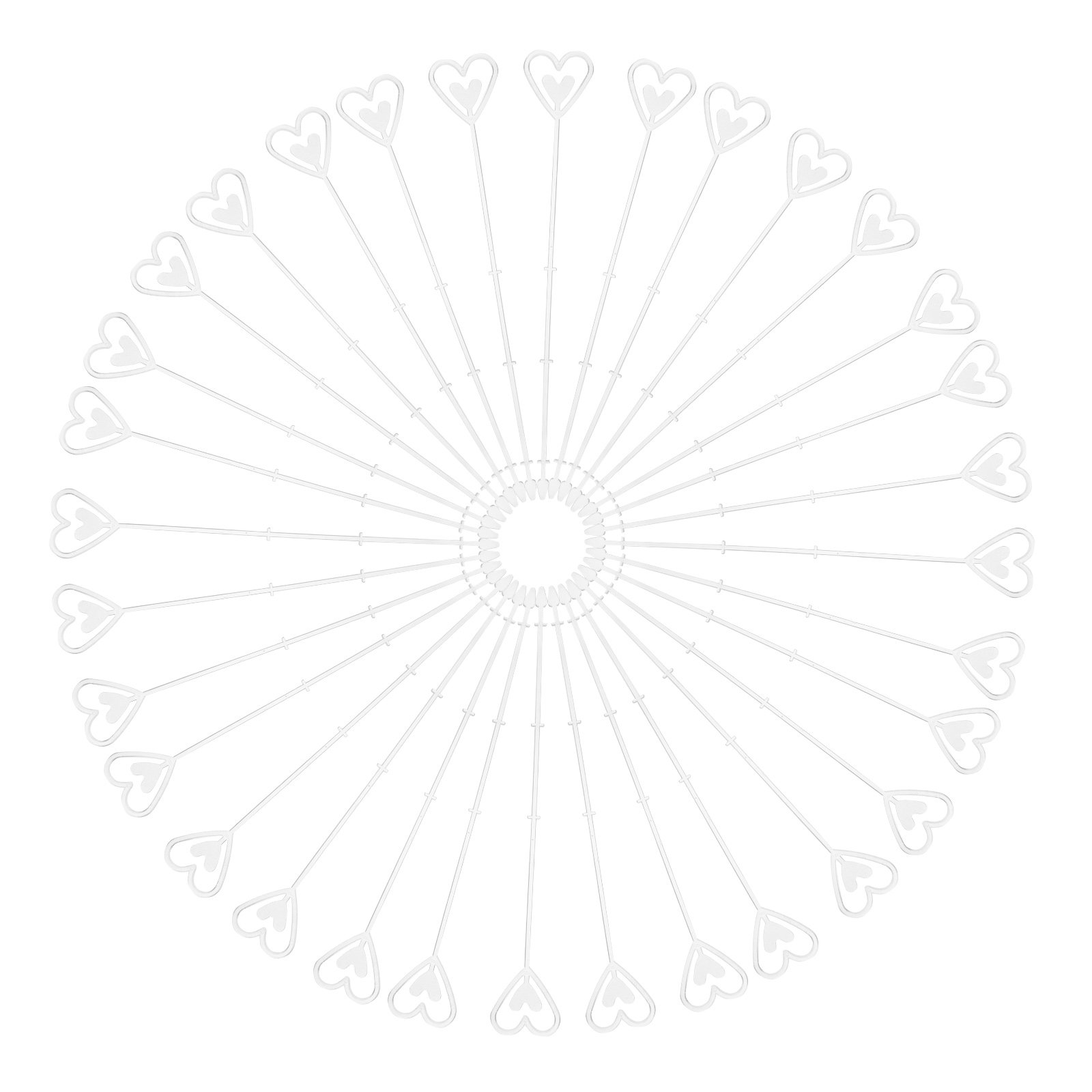 ที่หนีบการ์ดลายดอกไม้ 80 ชิ้น  - Wedding Floral Supply บทวิจารณ์และราคา