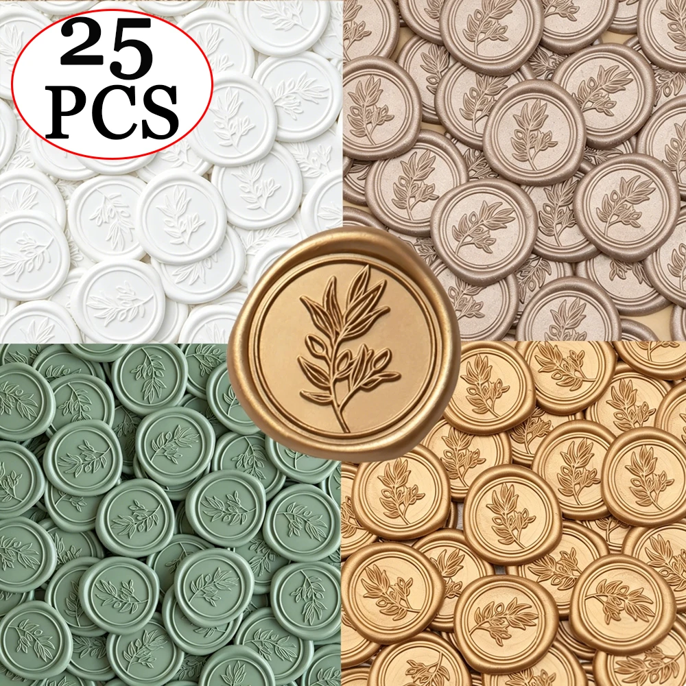 25 ชิ้น/เซ็ต กิ่งมะกอก ลายใบไม - Wedding Sutra บทวิจารณ์และราคา