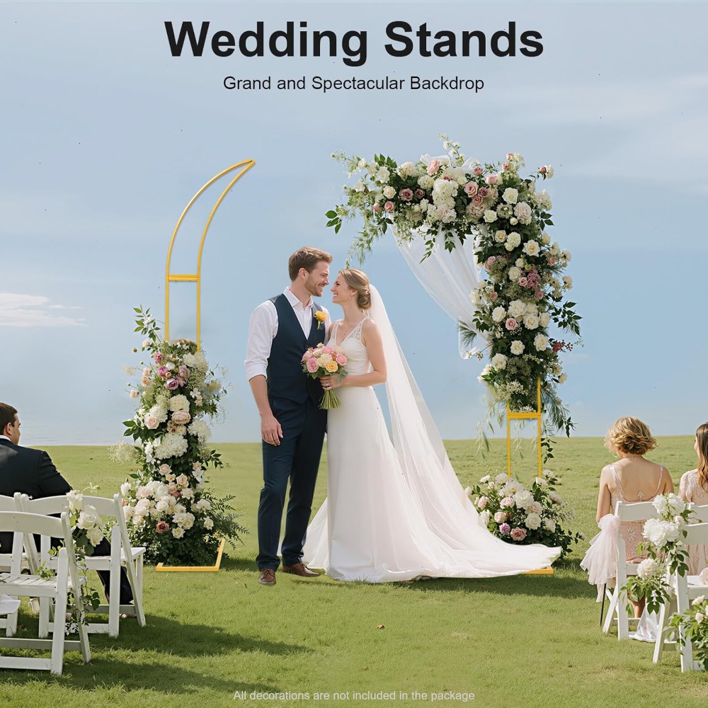 ขาตั้งฉากหลังโค้งสำหรับงานแต่ง - Wedding Arch Flower บทวิจารณ์และราคา
