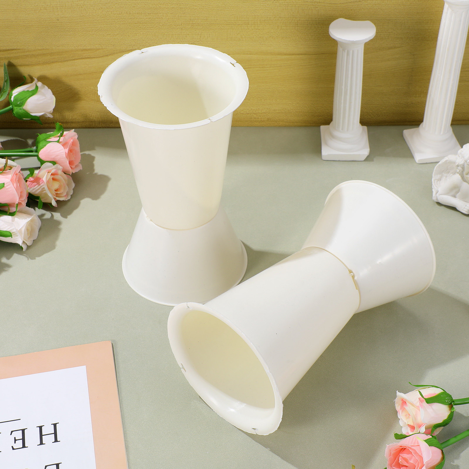 ที่วางดอกไม้พลาสติกสำหรับงานแต - Wedding Floral Supply บทวิจารณ์และราคา