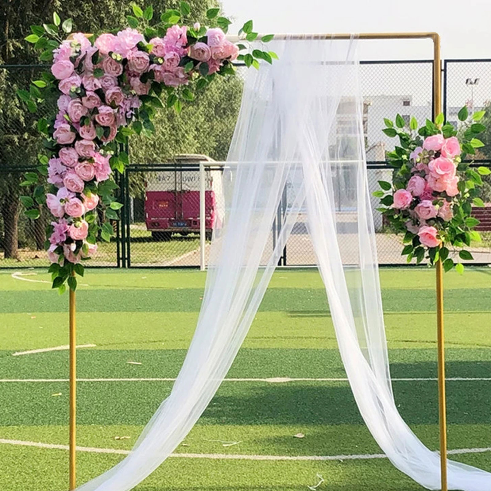 2.1x2 m/79x83 นิ้วทองจัดงานแต่ - Wedding Balloon Arch บทวิจารณ์และราคา