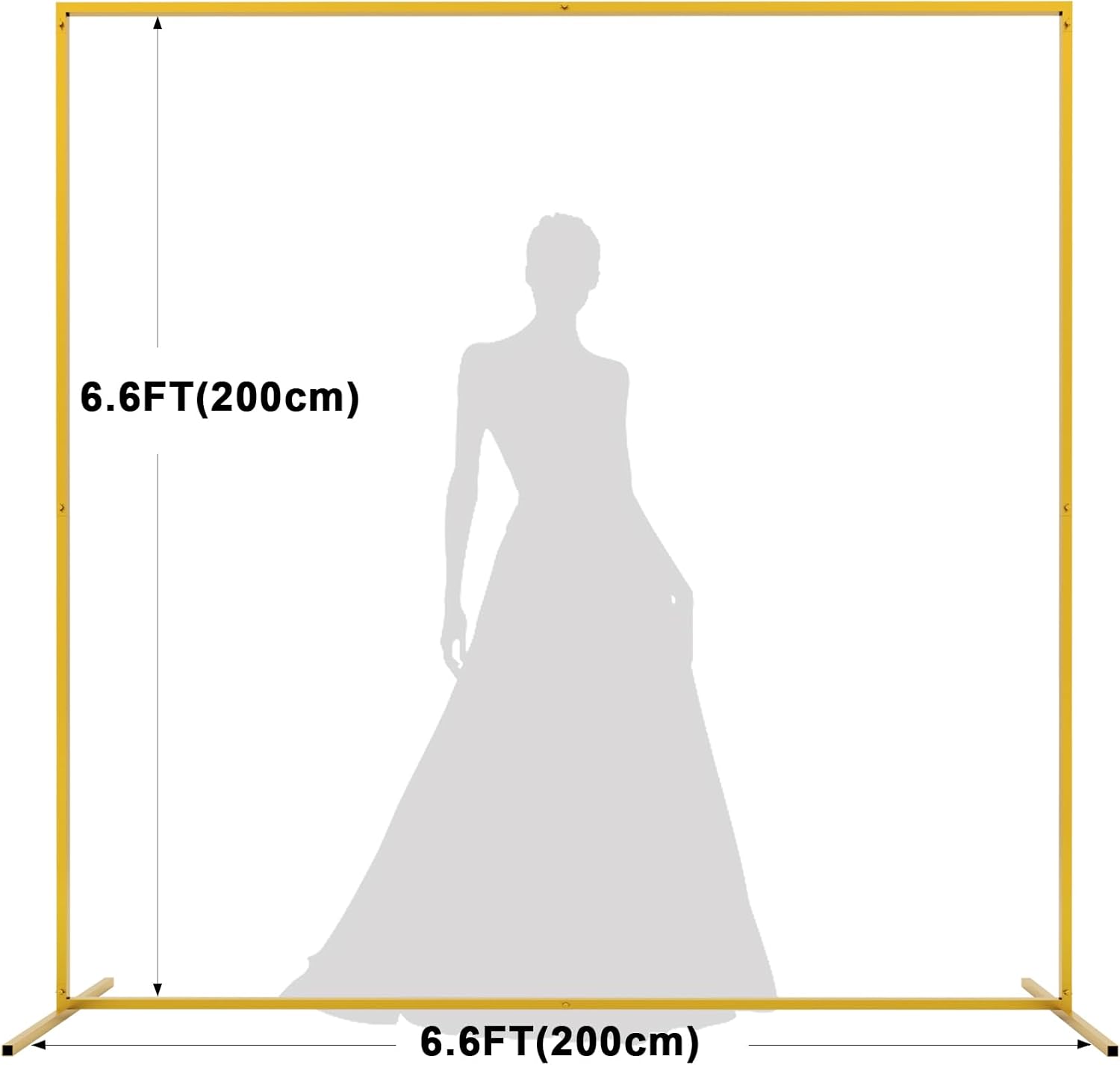 ซุ้มแต่งงานสีทองขนาด 6.6 ฟุต x - Wedding Balloon Arch บทวิจารณ์และราคา