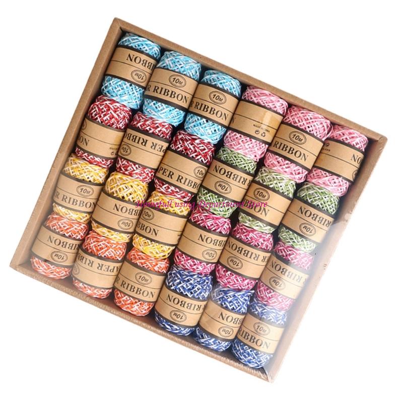 ริบบิ้นกระดาษสีคละแบบสำหรับงาน - Papercraft Supply Ribbon บทวิจารณ์และราคา