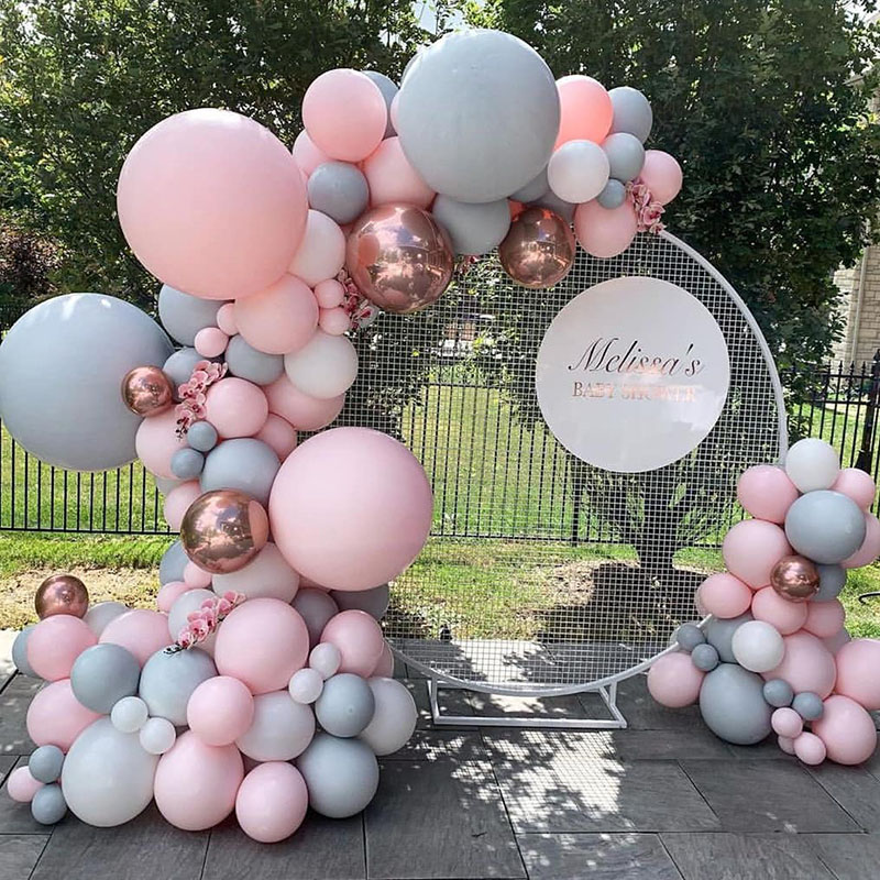 172/143/94ซม.บอลลูนขาตั้งวงกลม - Wedding Balloon Arch บทวิจารณ์และราคา