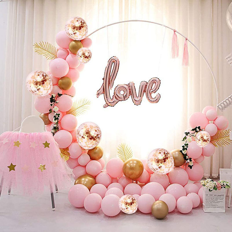 172/143/94ซม.บอลลูนขาตั้งวงกลม - Wedding Balloon Arch บทวิจารณ์และราคา
