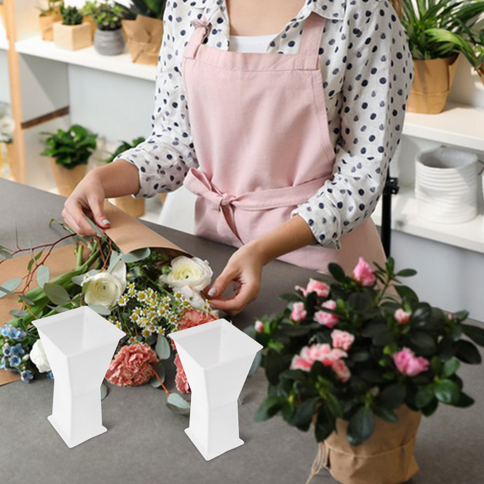 ฐานจัดดอกไม้ทรงสี่เหลี่ยม 10 ช - Wedding Floral Supply บทวิจารณ์และราคา