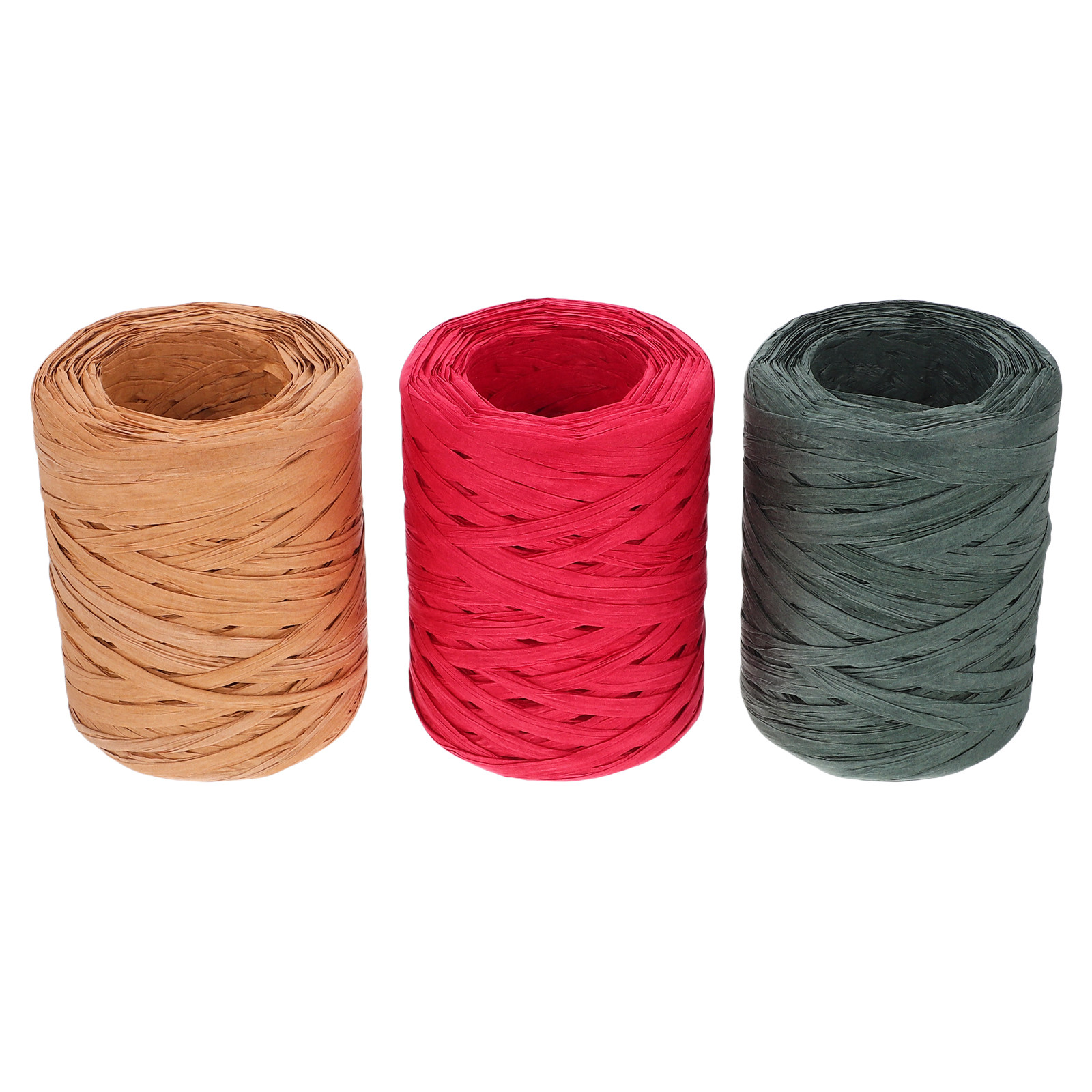 ริบบิ้นกระดาษราฟเฟียแบบชนบท 3  - Papercraft Supply Ribbon บทวิจารณ์และราคา
