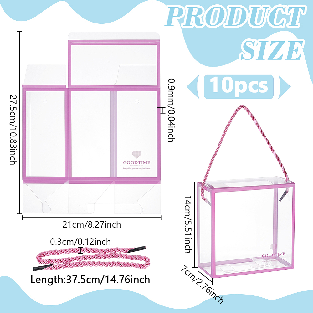 กล่องของขวัญใส 10 ชิ้น ขนาด 5. - Wedding Favor Box บทวิจารณ์และราคา
