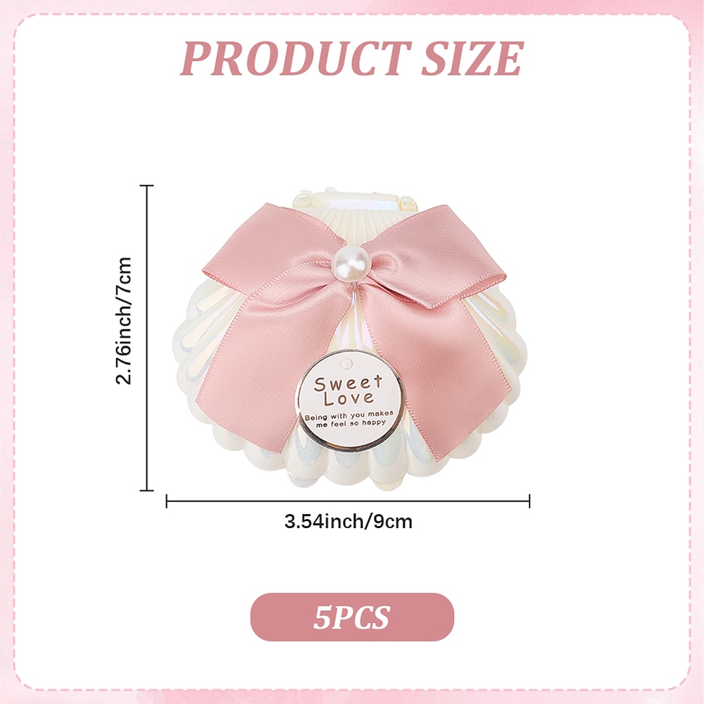 กล่องพลาสติกรูปทรงเปลือกหอย 5  - Wedding Favor Box บทวิจารณ์และราคา