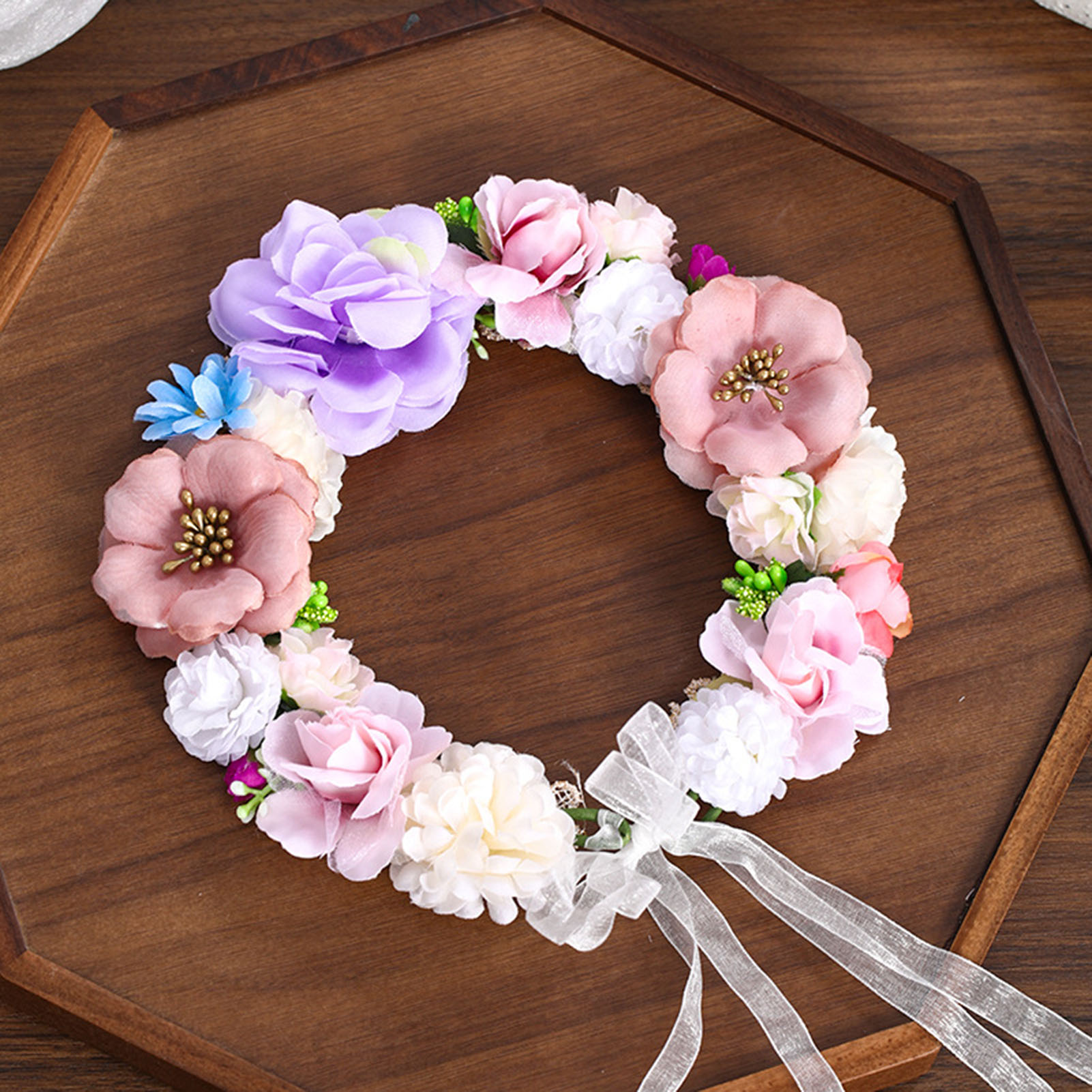 มงกุฎดอกไม้ พวงมาลัยเจ้าสาว พว - Wedding Arch Flower บทวิจารณ์และราคา