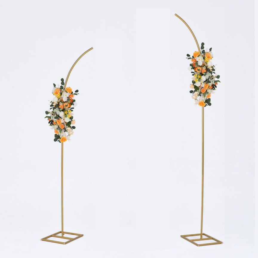 ขาตั้งฉากหลังโลหะทรงโค้ง 2 ชิ้ - Wedding Balloon Arch บทวิจารณ์และราคา
