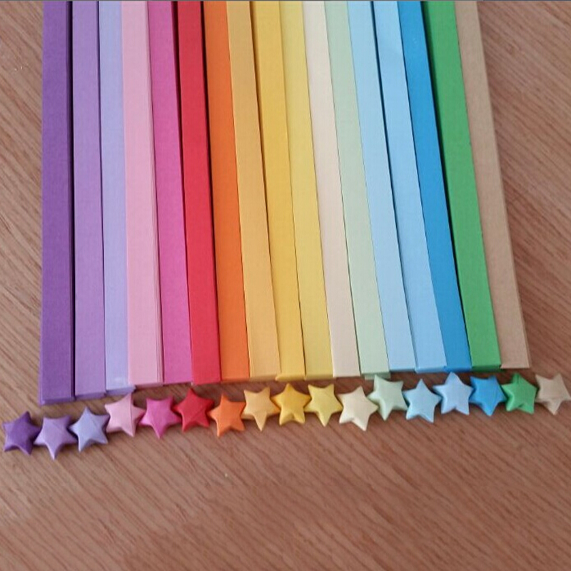 กระดาษพับดาวนำโชคสองด้าน 27 สี - Papercraft Supply Ribbon บทวิจารณ์และราคา