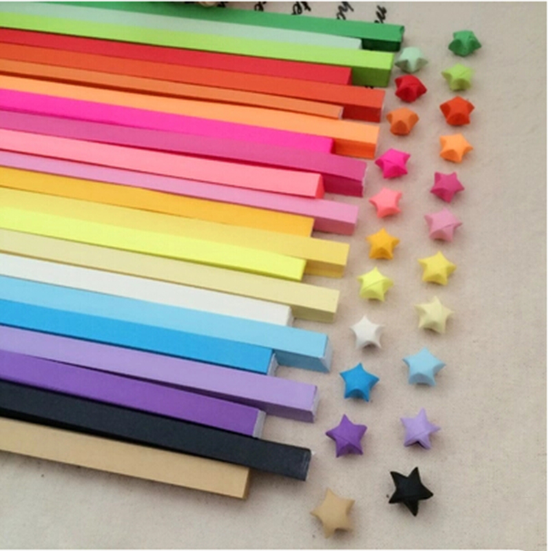 กระดาษพับดาวนำโชคสองด้าน 27 สี - Papercraft Supply Ribbon บทวิจารณ์และราคา