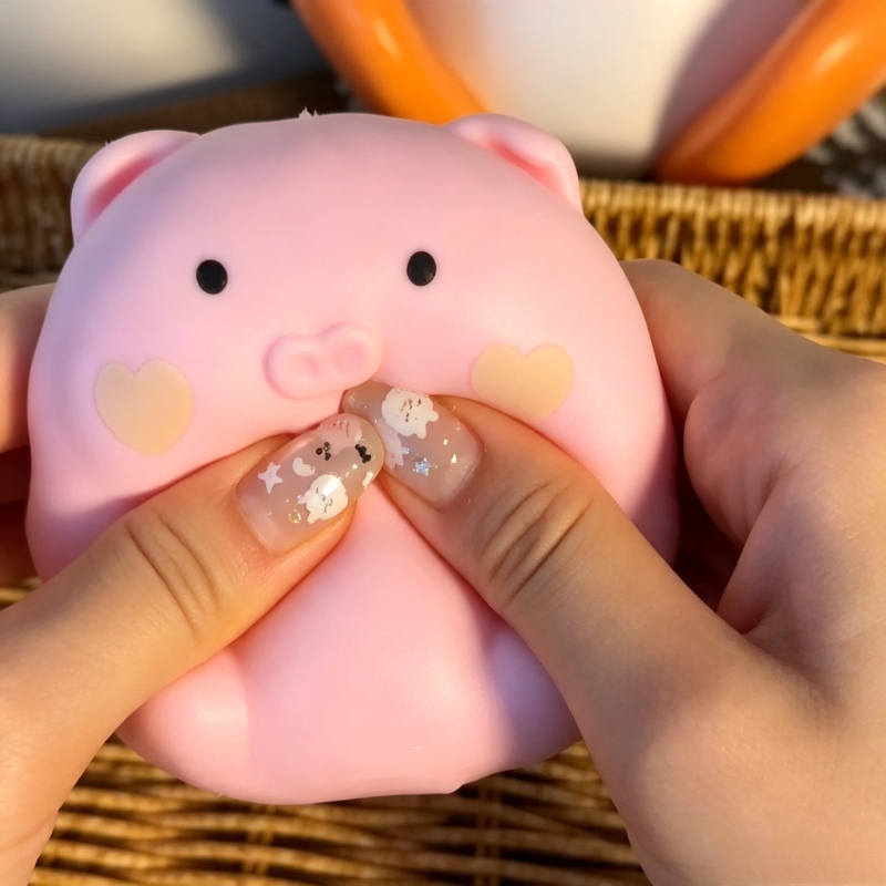 ลูกบอลหมูสีชมพูกรุบกรอบ ของเล่ - Wedding Yes บทวิจารณ์และราคา
