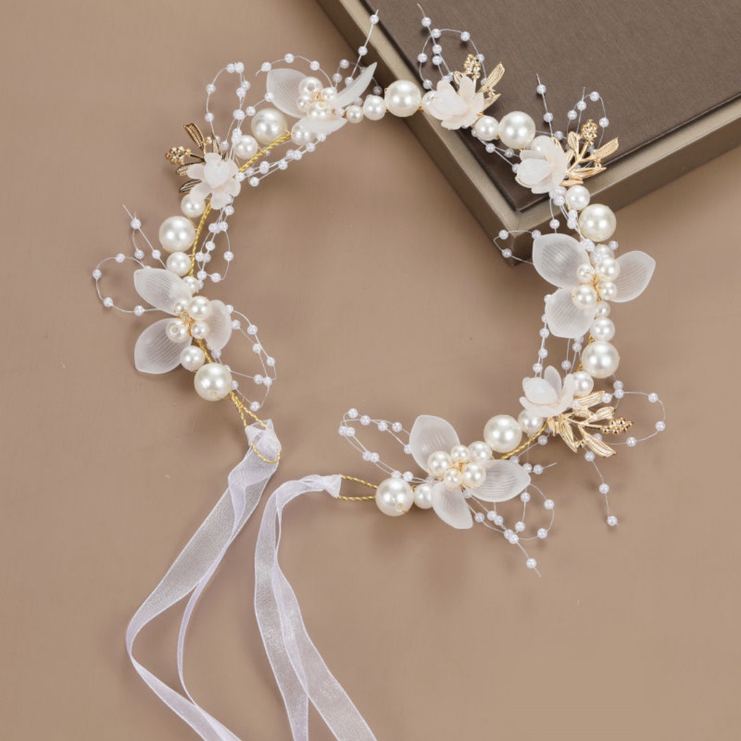 ที่คาดผมประดับดอกไม้หวานประดับ - Wedding Arch Flower บทวิจารณ์และราคา