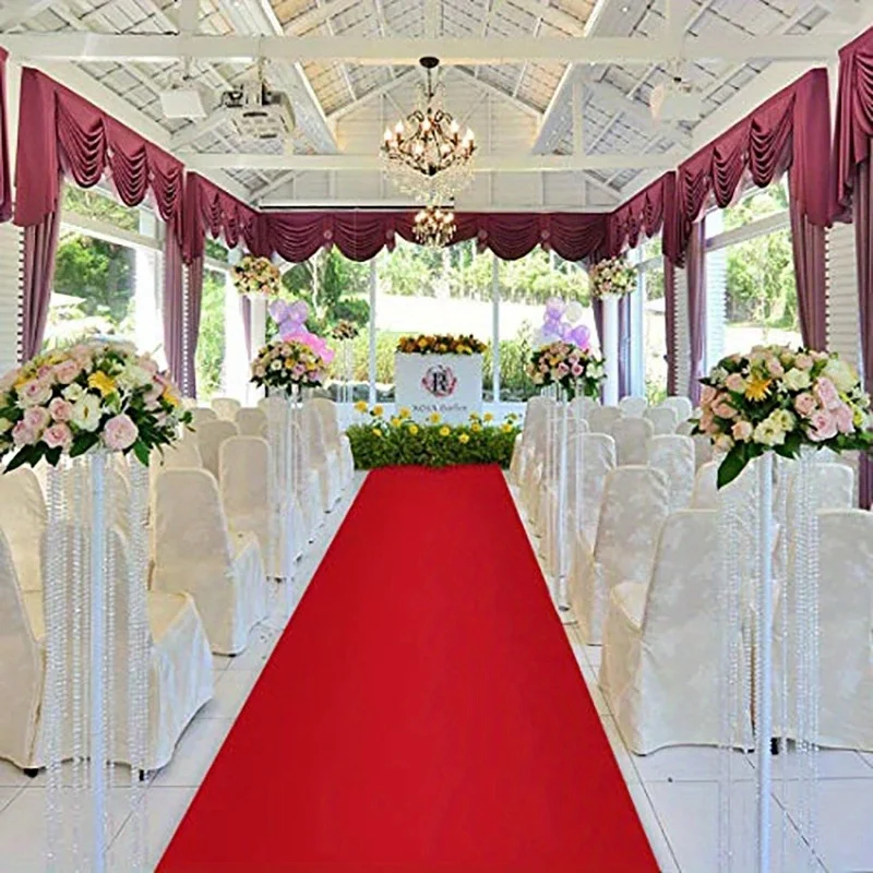พรมสีขาวงานแต่งงาน พรมสีแดงงาน - Aisle Runner White บทวิจารณ์และราคา