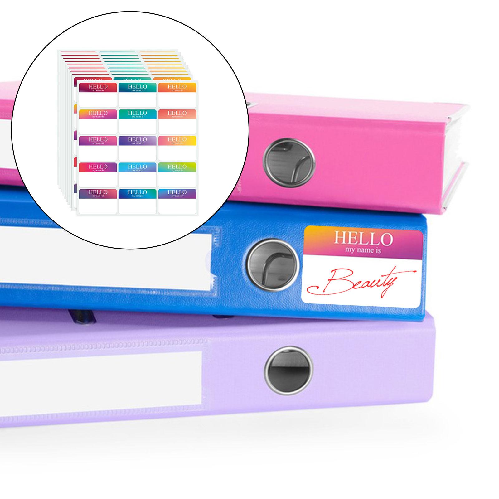 สติกเกอร์ป้ายชื่อสีรุ้ง 10 แผ่ - Papercraft Supply Invitation บทวิจารณ์และราคา
