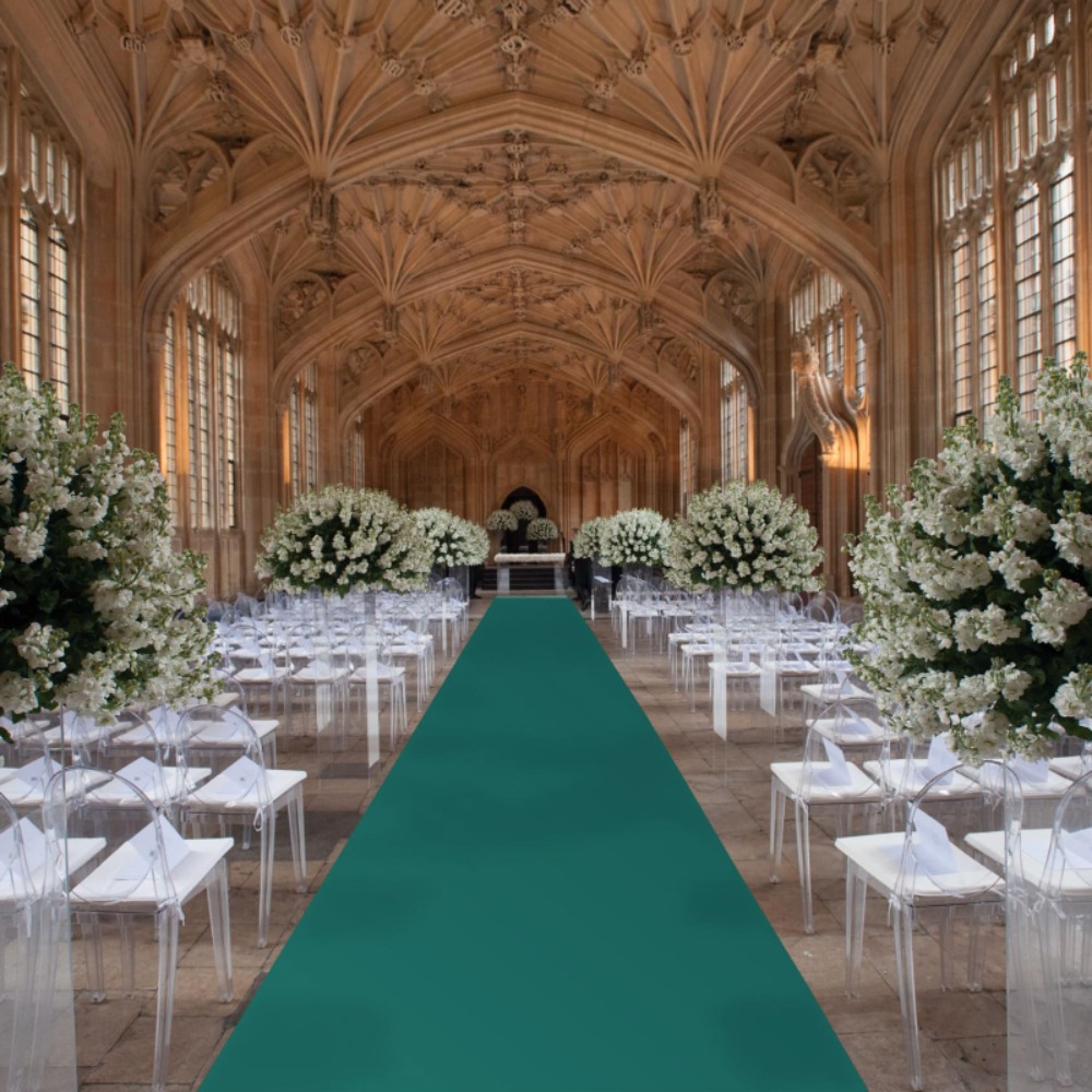 พรมปูทางเดินงานแต่งงานแบบหรูหร - Aisle Runner White บทวิจารณ์และราคา