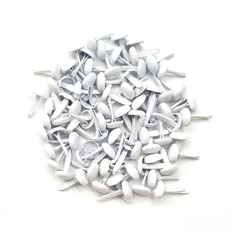 500pcs 5 มม.ขาวโลหะ Brads สำหร - Papercraft Supply Invitation บทวิจารณ์และราคา