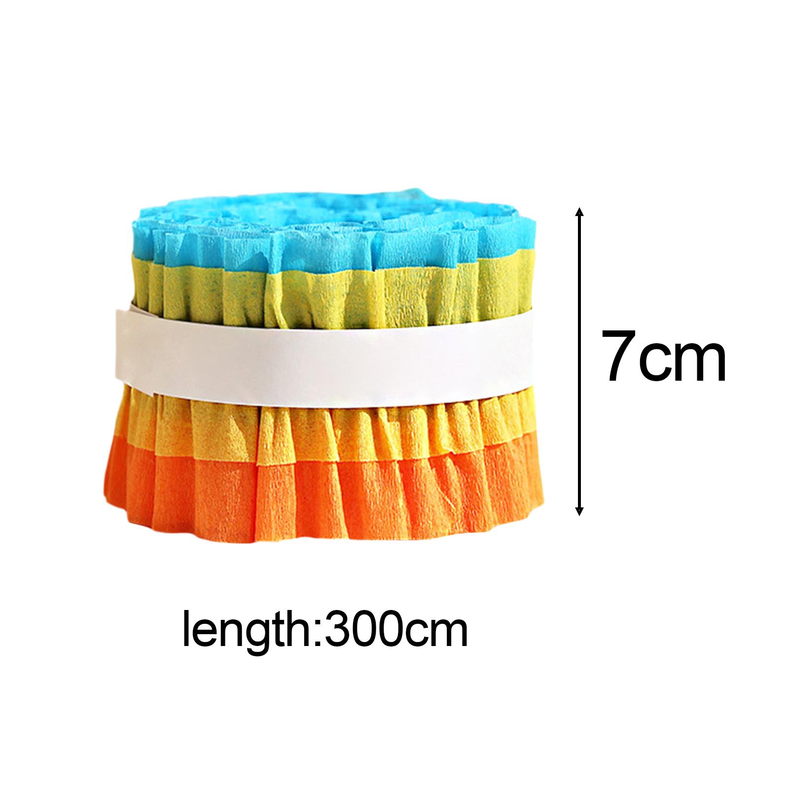 กระดาษย่น 2 ม้วน กระดาษเครป ริ - Papercraft Supply Ribbon บทวิจารณ์และราคา